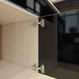 e surpreenda-se com ambientes em 360º, Branco MDF Preto Diamante SILK MDF