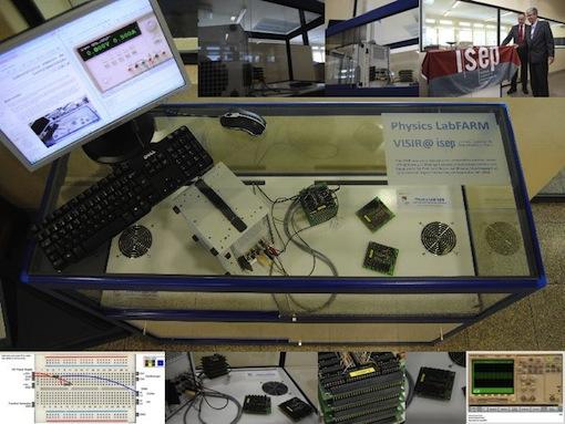 2 VISIR (Virtual Instruments System in Reality) O laboratório remoto VISIR 3 nasceu de uma proposta de laboratórios remotos no Instituto de Tecnologia de Blekinge na Suécia com intuito de contribuir