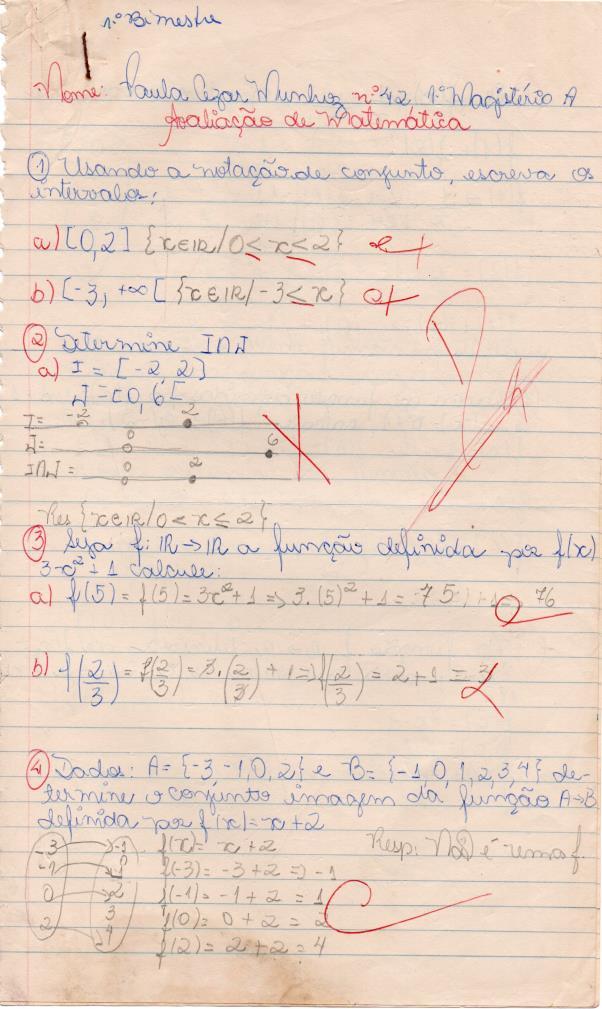 Figura 5 Prova do 2º