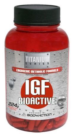 IGF Bioactive 224g - 160 Tabl. - Body Action IGF Bioactive é o mais recente e inovador "growth factor" proveniente da junção das duas principais e completas fontes protéicas.