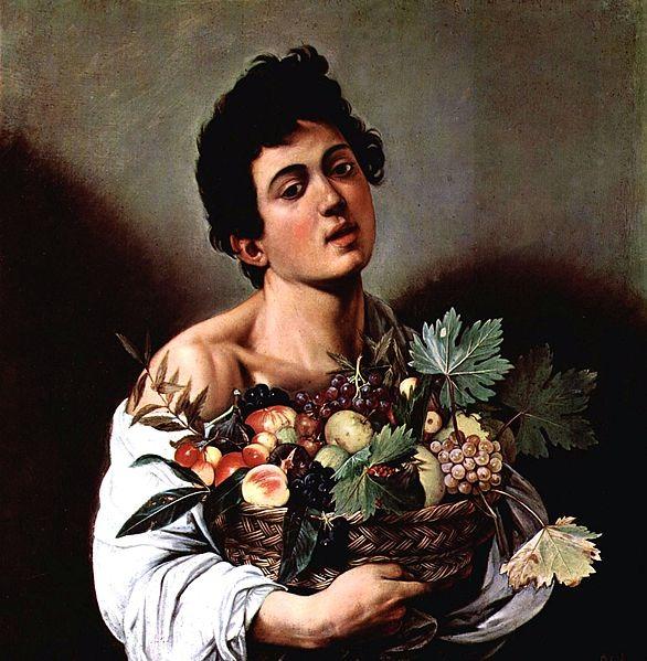 Rapaz com um cesto de frutas, Caravaggio