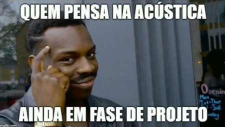 Ruídos de equipamentos exemplo: - Controle do ruído aéreo: - Atenuar o nível sonoro no espaço emissor. - Aumentar o isolamento do elemento de separação.