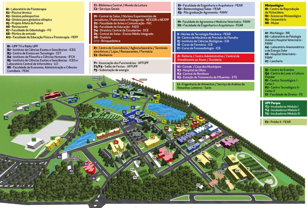 22 MAPA DA UNIVERSIDADE DE