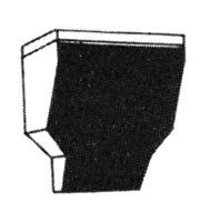 A - Quadro tipo gaveta feito de perfis metálicos para peneiras VELOPEN de 1 a 3 planos exclusivamente para telas finas de arame metálico com abertura de malhas de 0,1 a 6,0 mm.