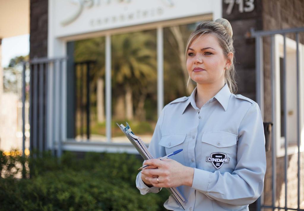 Portaria e Auxiliar de Serviços Patrimoniais A equipe de portaria