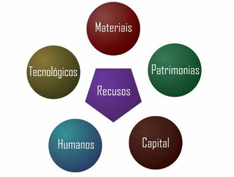 dos consumidores/clientes, ou seja, geram riqueza. O foco de nosso estudo são os recursos materiais, por isso vejamos abaixo o conceito desse recurso.