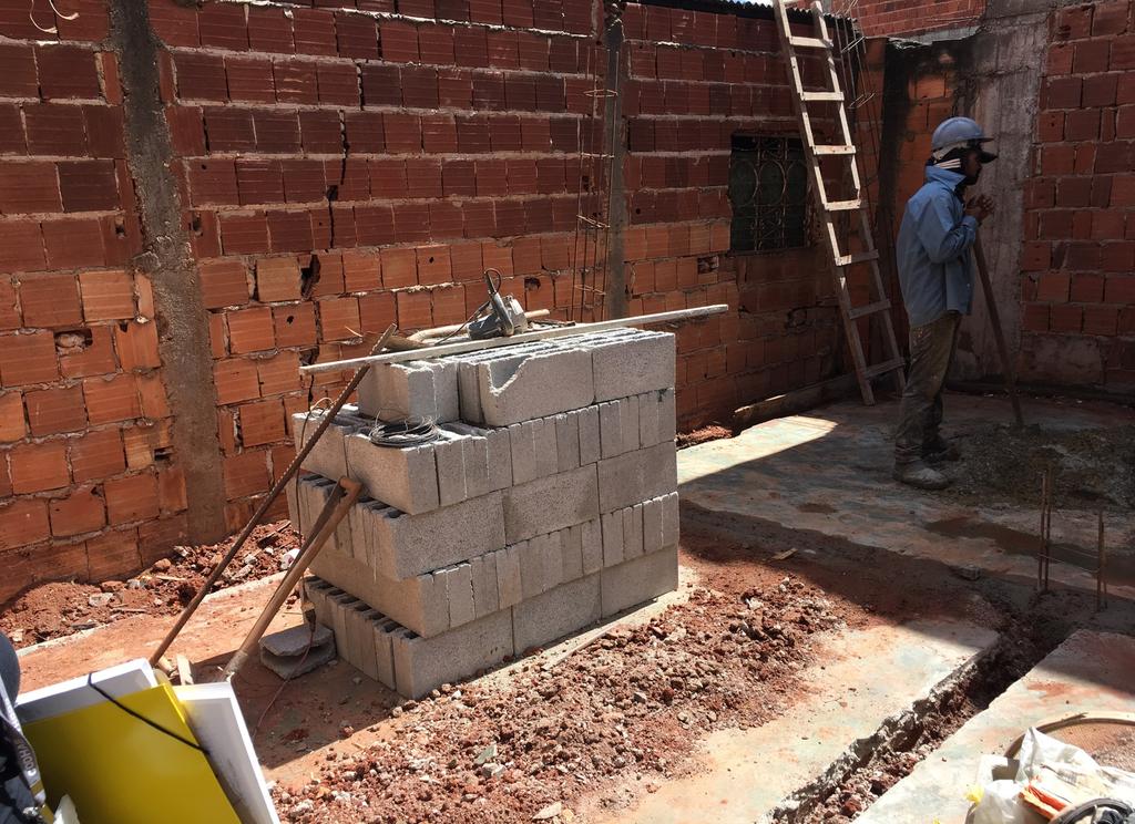 Residência durante as Obras Obras na Residência INTERVENÇÕES: