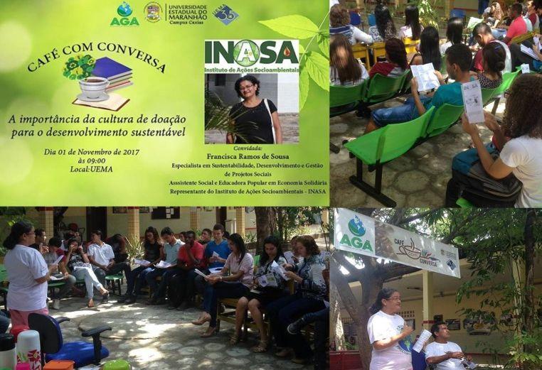Instituto de Ações Socioambientais (INASA), os ambientalistas Sra. Francisca Ramos e Sr. Luís da Silva Neves.