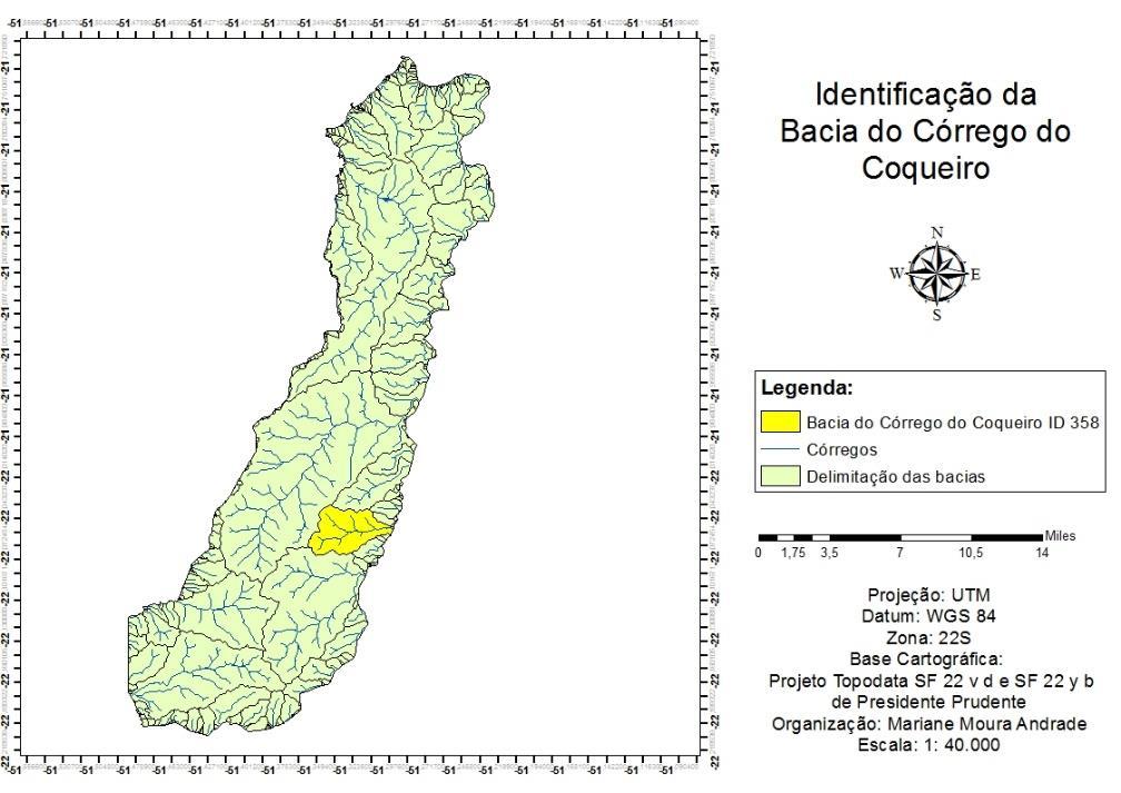 Foram utilizadas imagens do Projeto TOPODATA (Banco de dados geomorfométricos do Brasil) provenientes do INPE.