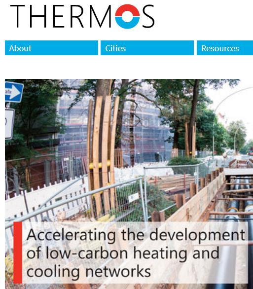 3.1 Planeamento do sistema térmico da cidade usando o THERMOS Uma solução...? Considera um vasto leque de fontes de energia (incluindo o calor residual de infraestruturas de transporte).