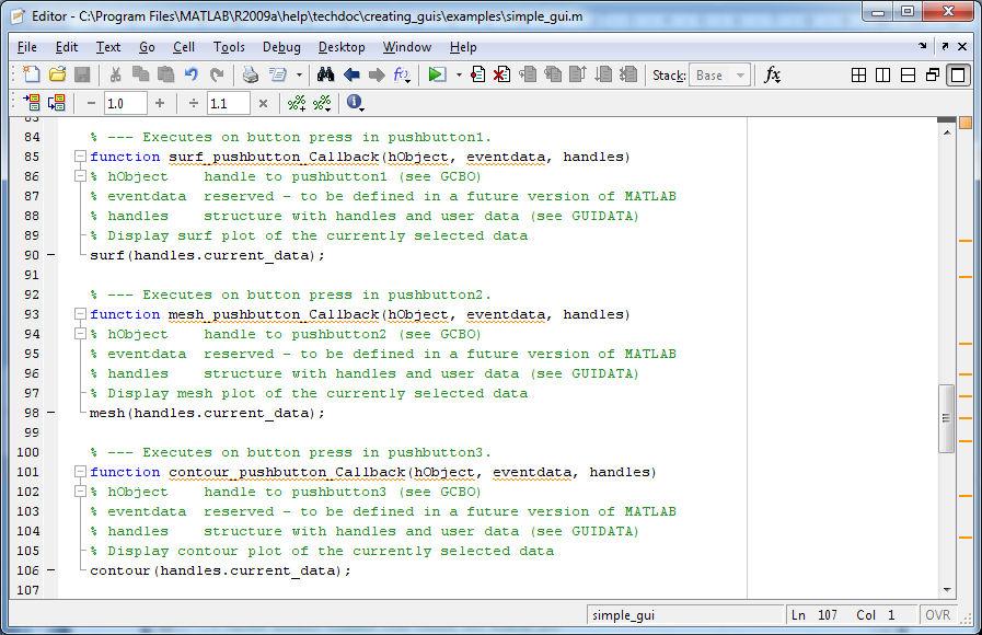 Simple GUI Computação e