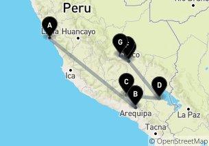 Interessante viagem para descubrir os singulares recantos e paisagens do Peru.