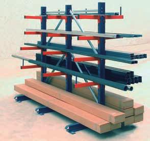 Cantilever ligeira Sistema desenvolvido para a armazenagem de cargas de forma manual. Todos os elementos que a compõem são facilmente encaixáveis.