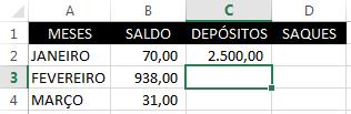 Manuseando planilhas simultaneamente 5 3.