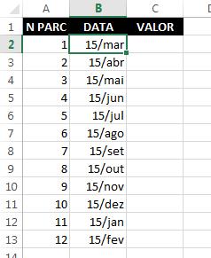 Excel - Módulo I 8. Clique em OK; 9.