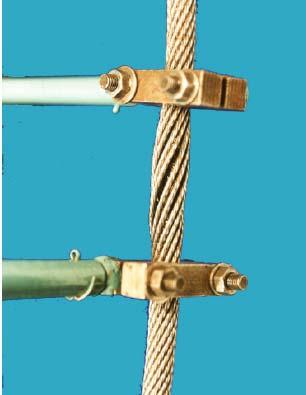 No entanto, a maioria dos cabos instalados em equipamentos de elevação de carga pode ser examinada internamente, contanto que estejam a uma tensão igual a zero.