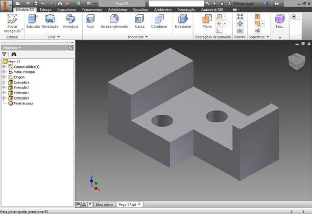 Quadro 1 Principais recursos empregados no trabalho e seus objetivos Recurso empregado Microsoft Office Power Point Autodesk Inventor Professional 2015 AutoCAD 2015 Screencast-O-Matic YouTube Free