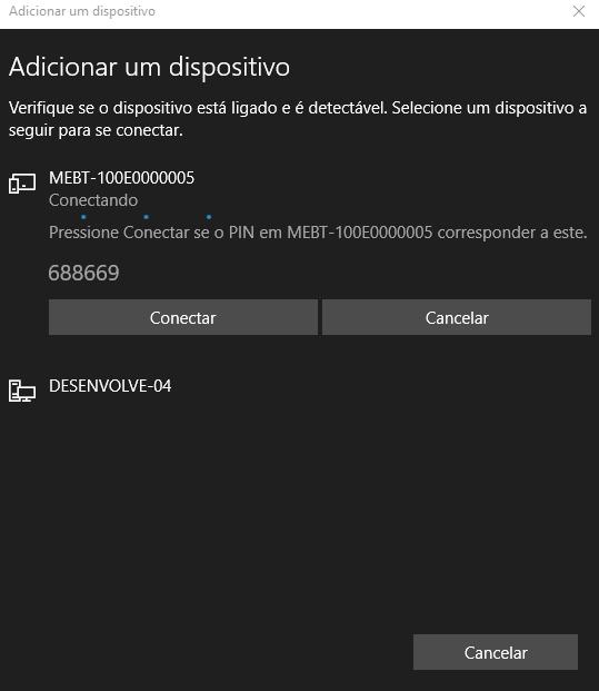 6. Na tela abaixo clique sobre Bluetooth : 7.