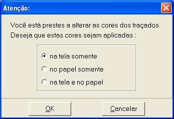 Após selecionar a cor, clique sobre o ícone com a lata de tinta. A caixa de configuração, abaixo, irá abrir.