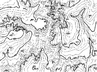 Figura 7.2 - Exemplo de Mapa plano-altimétrico.