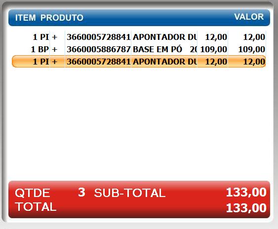 Não será aplicada regra da Promoção. Após o lançamento dos produtos o sistema ainda considera o valor de tabela para o kit.