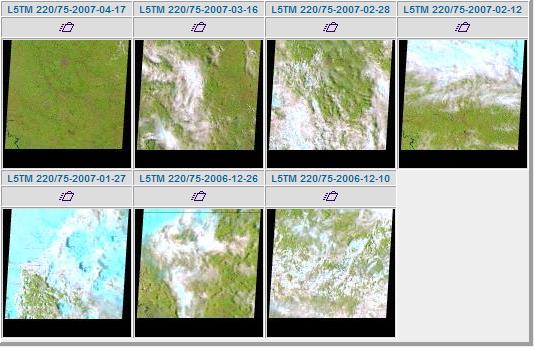 Satétile Landsat - Órbita 220 Ponto 75 Safra