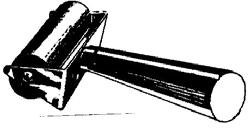 Material utilizado para coleta Uma base para aplicação da tinta Pode encontrar-se afixado em uma maleta ou em uma mesa de coleta datiloscópica, que é um móvel de aço ou madeira, tipo armário,