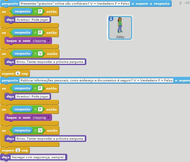 12 Programação da menina Abby Parte 2: Anotações Profa.