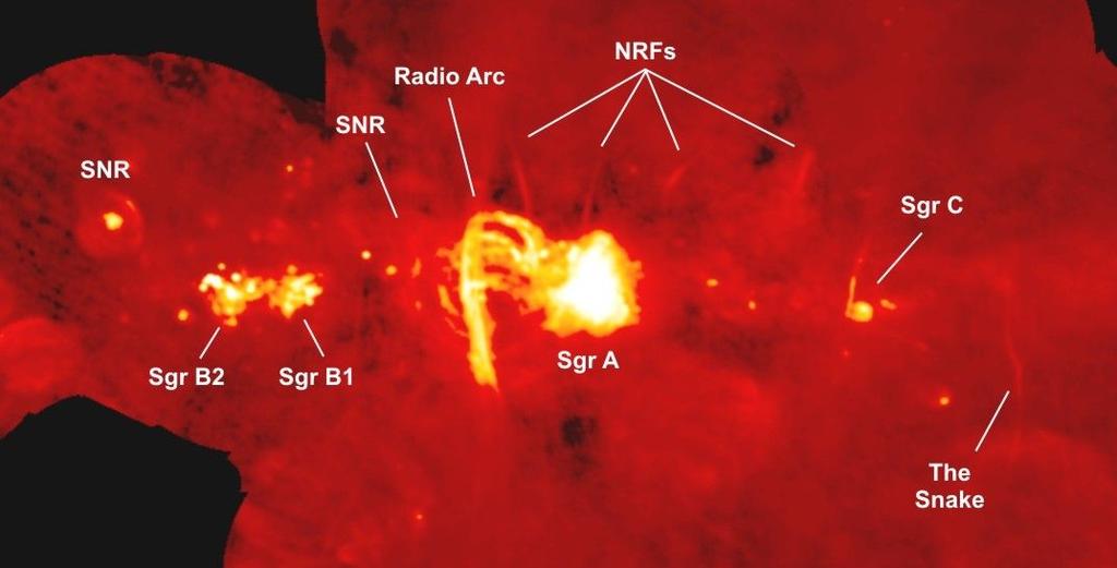 O Centro Galáctico: Rádio Fonte Observações do VLA revelaram a presença