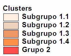 FIGURA 2 Cluster das mcrorregões do Estado de São Paulo (2005). Fonte: Elaboração própra a partr dos dados da RAIS. 6.