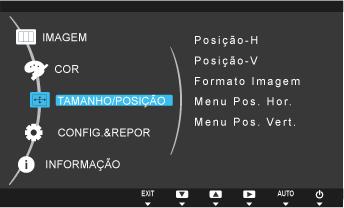 MENU DESCRIÇÃO Pode ajustar o valor da cor azul das imagens de acordo com a sua preferência. Azul Este menu não está disponível quando < <Inteligente>.