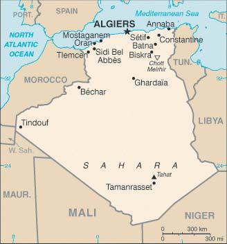 Argélia Argélia CAPITAL: Argel População: 32,93 milhões PIB (2006): US$ 92,22 bilhões PIB per capita (2006): US$ 7.