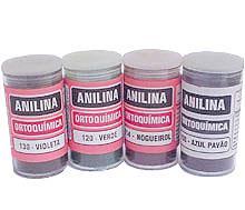 61 62 9.8.Anilina São pigmentos que podem ser misturados ao álcool para tingir, por exemplo, a serragem utilizada para representar grama. 10.