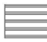 O conjunto de dois ou mais pentagramas ligados pelo lado esquerdo da pauta a um travessão vertical e ou colchete, denomina-se SISTEMA e serve para escrita e leitura de um ou mais instrumentos