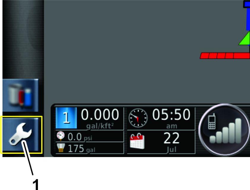 Quando o ícone do Interruptor principal está vermelho, pressione o ícone para apresentar o estado do interruptor principal, que mostra o número de alarmes ativos (Figura 17).