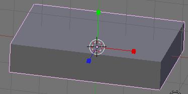 3.2 Editando Objetos/ Selecionando Para escalonar o objeto na direção X, basta clicar na seta vermelha com o [BEM] e arrastar.