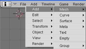 3.1 Editando/Criando Objetos O Blender se refere a objetos como Mesh, e oferece uma gama de meshes pré definidos para iniciar seu trabalho.