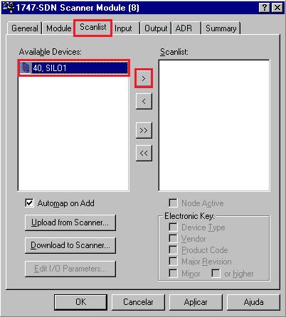 Clique com o botão direito sobre o Scanner e selecionar a