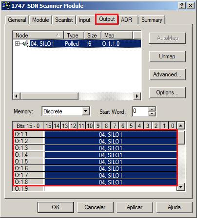 Selecione a aba a opção Input.