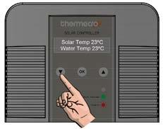 Configurar a Temperatura da Água Use os botões / para seleccionar a temperatura da piscina pretendida, prima OK para a seleccionar e