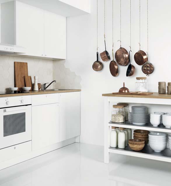 Acrescente lava-loiça, para completar a sua solução. A simplicidade dos módulos simples que poderá ter uma cozinha totalmente funcional no mesmo dia IKEA. Ver página 98.