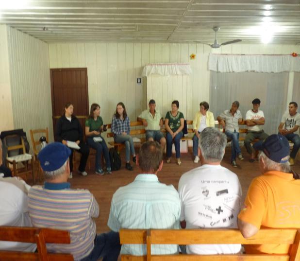 D) Reunião realizada na localidade de Arroio Carvalho, Itati.