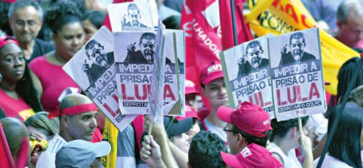 da condenação do ex-presidente Lula (PT), acusado de corrupção passiva e