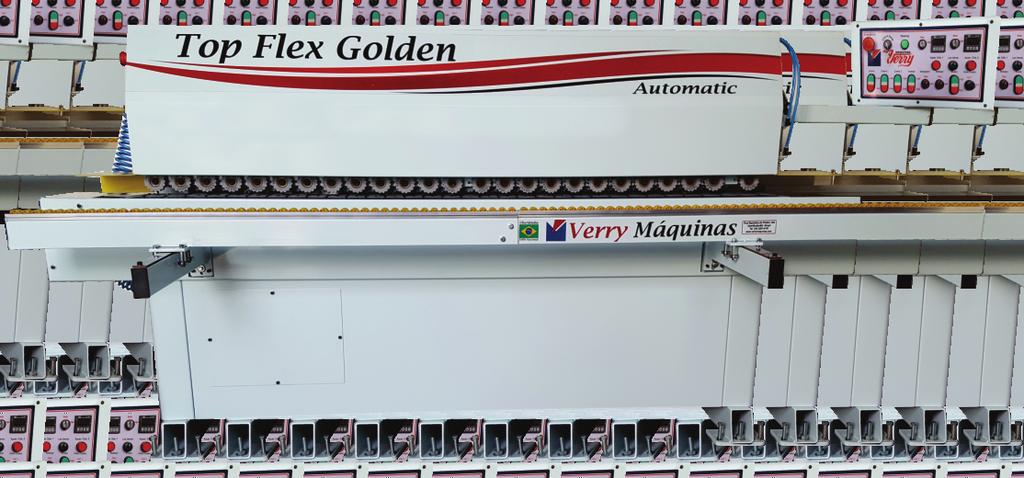Manual do Proprietário Coladeira de Fita de Borda TOP FLEX GOLDEN UTOMTIC É uma máquina elaborada e desenvolvida pela VERRY para propiciar um trabalho perfeito de