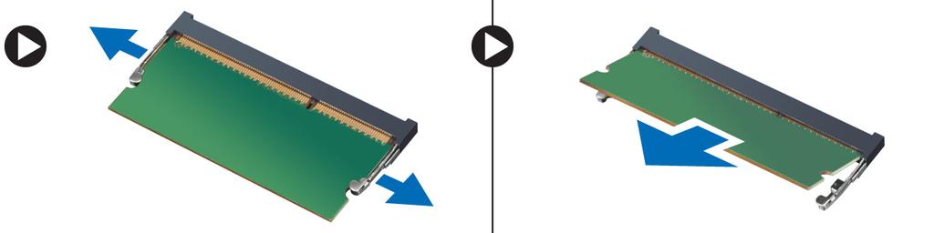 Como instalar a placa M.2 SSD ou DDPE 1. Alinhe e coloque a placa M.2 SSD ou DDPE no conector. 2. Aperte os parafusos que fixam a placa M.2 SSD ou DDPE na placa de sistema. 3. Instale: a.