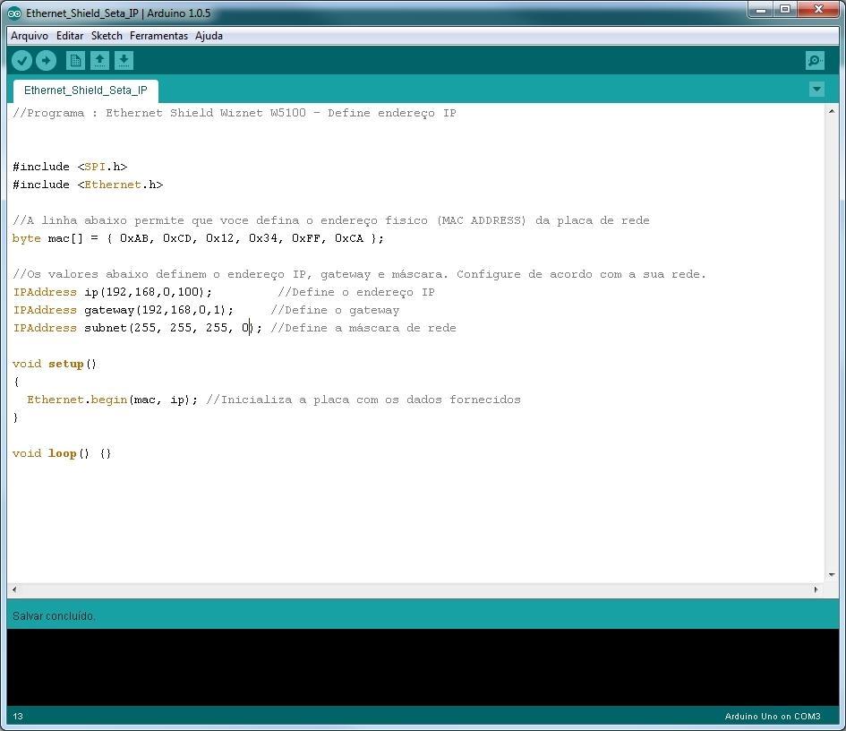 programação chamado IDE, onde você digita o programa, faz os testes para encontrar eventuais erros e transfere o