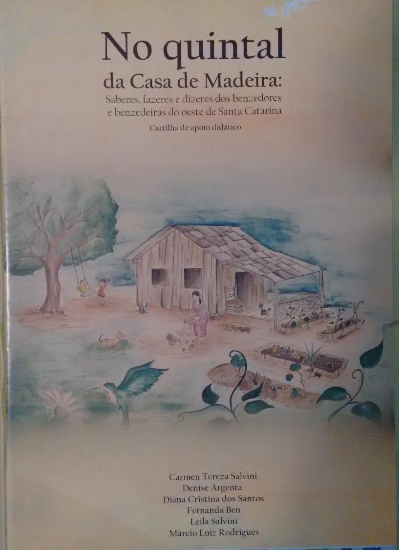 Amostra de Capa do material didático e folha de rosto/ficha de créditos do projeto