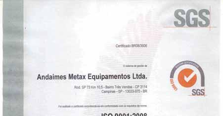 Depoimentos A Metax foi escolhida porque atendeu a todos os requisitos que a Petrobras necessitava para executar