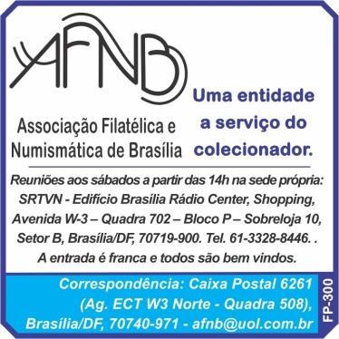 com.br) e Sociedade Filatélica de Juiz de Fora. Representantes: Waltencir Costa (32-9.9138-0431), Antônio Viola (32-9.9120-6621) e Solange Barcellos (32-3211-4304. *De 07 a 09.02.