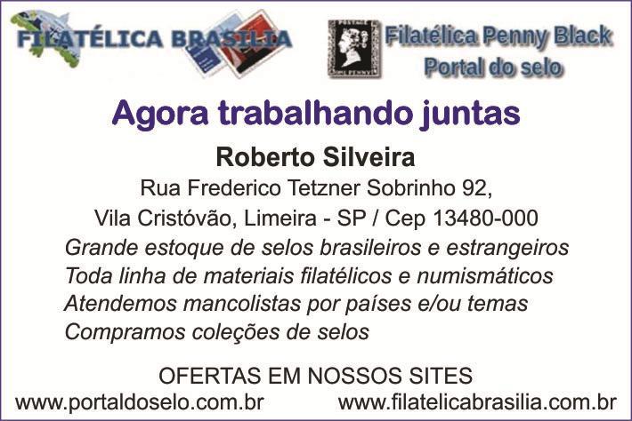 *PROCURO aquisições ou trocas: Blocos do Brasil, Máximos Postais. Também Selos e Peças universais sobre Navegação, Meio Ambiente, Variedades em Selos do Brasil. E-mail: jgcaruso@terra.com.br. FOL-211.